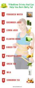 9 drinks for burn belly fat